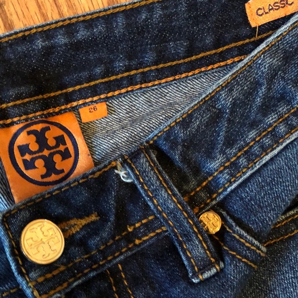 TORY BURCH Classic Tory Jeans, Size 26 - Picture 7 of 7